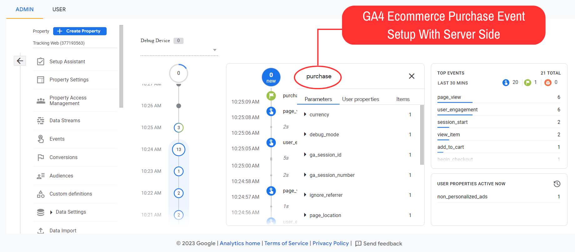 GA4 Ecommerce Purchase Event Setup With Server Side